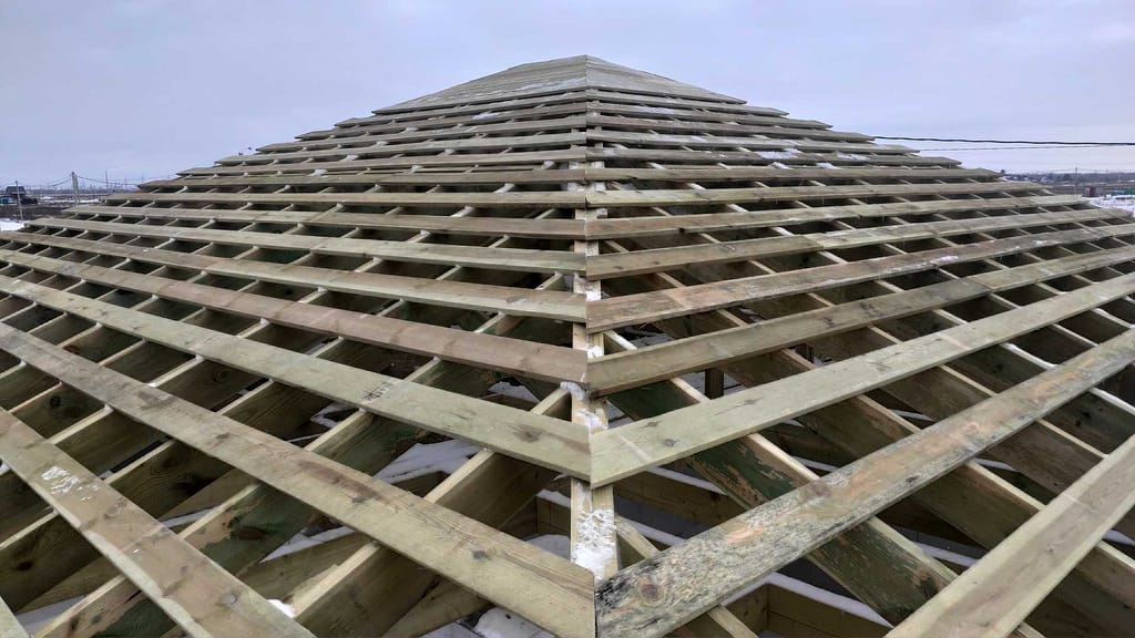 Кровля вальмовая в деревне Ладога 8 IMG 20230308 160256