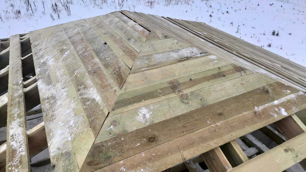 Кровля вальмовая в деревне Ладога 9 IMG 20230308 160425