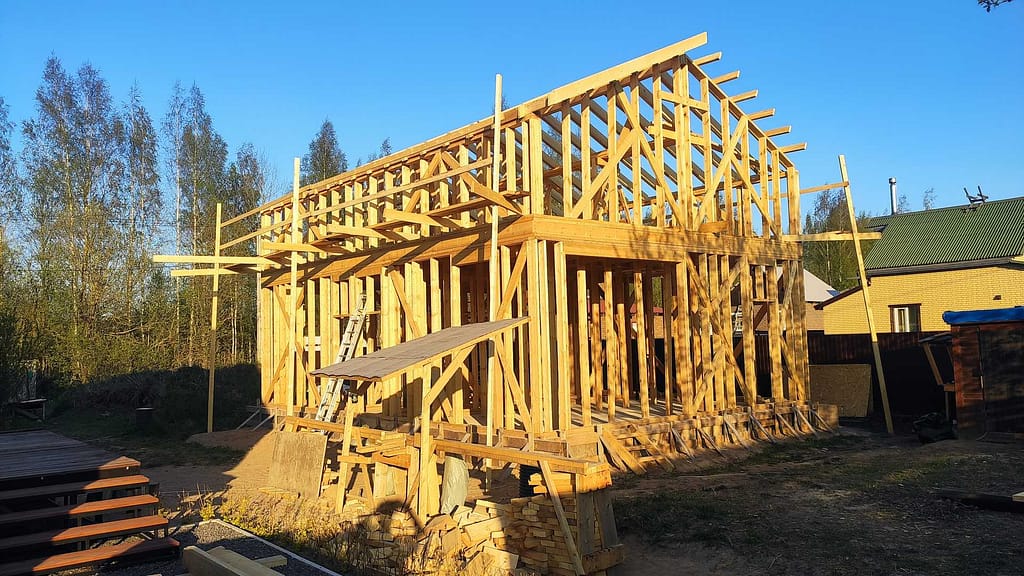 Каркасный дом в стиле Барнхаус в поселке Рыжики 5 IMG 20230513 193410