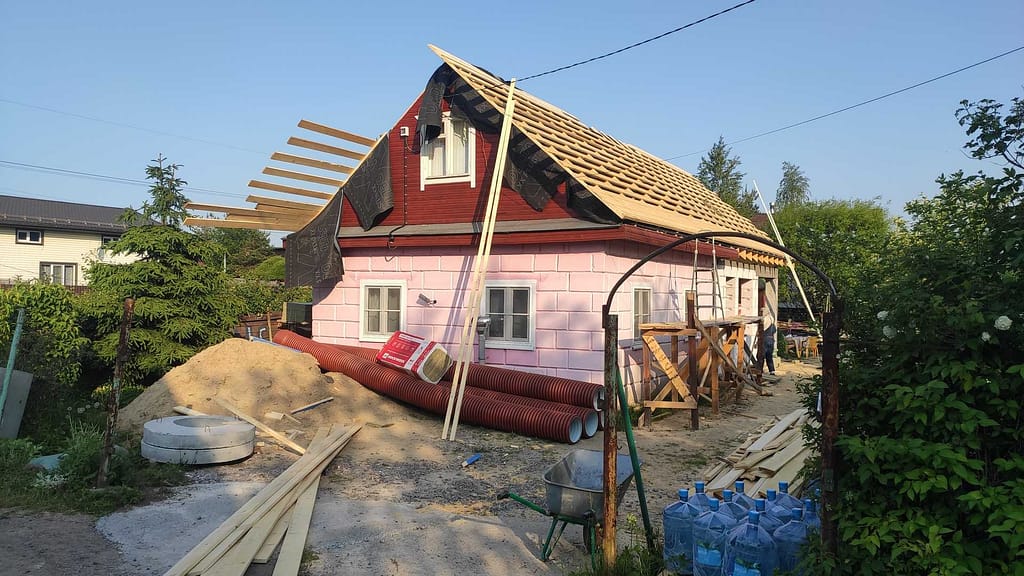 Реконструкция крыши в Мяглово 7 IMG 20230615 185307