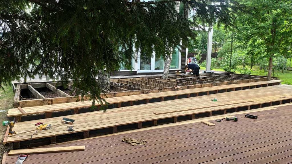 трехуровневая терраса к дому в Семиозерье 8 IMG 20240701 155819 2