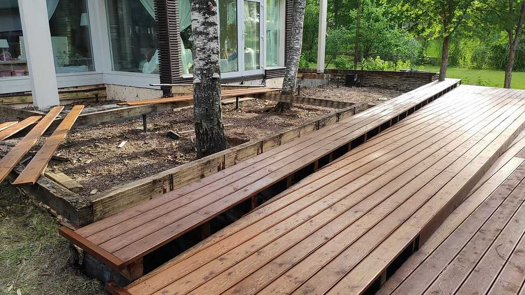 трехуровневая терраса к дому в Семиозерье 9 IMG 20240702 195307 2