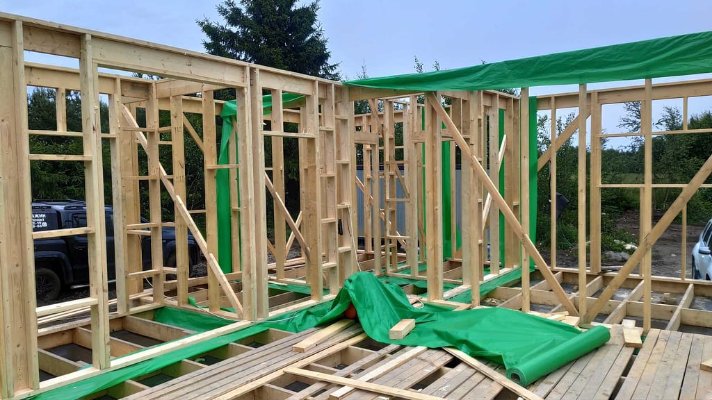 Каркас дома с кровлей и утеплением в Ермилово 33 IMG 20250707 205835