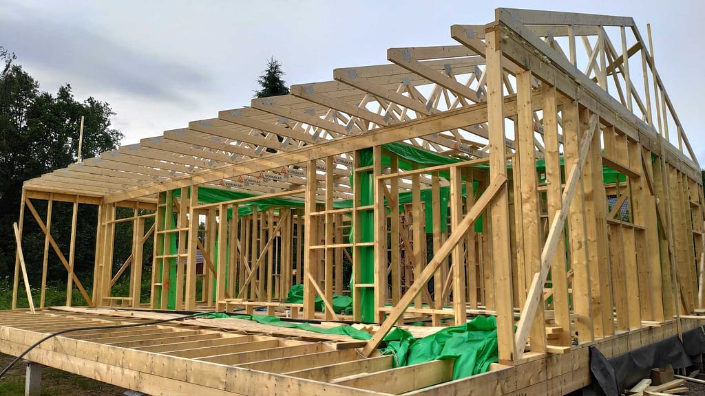 Каркас дома с кровлей и утеплением в Ермилово 3 IMG 20250709 195513