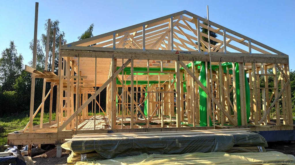 Каркас дома с кровлей и утеплением в Ермилово 5 IMG 20250711 183807
