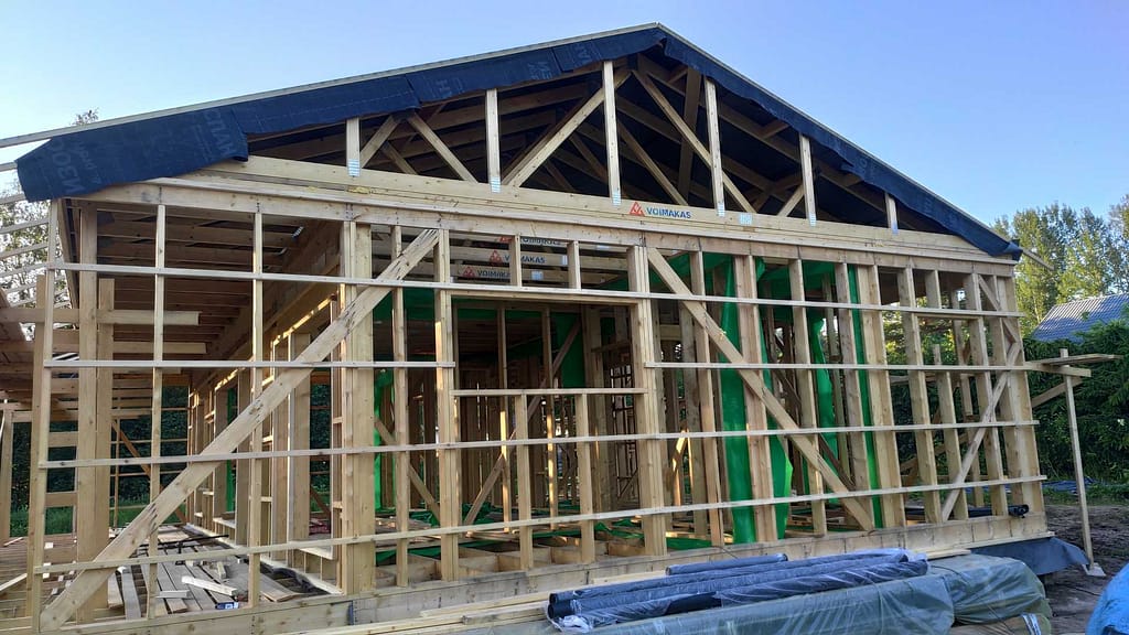 Каркас дома с кровлей и утеплением в Ермилово 9 IMG 20250716 203650