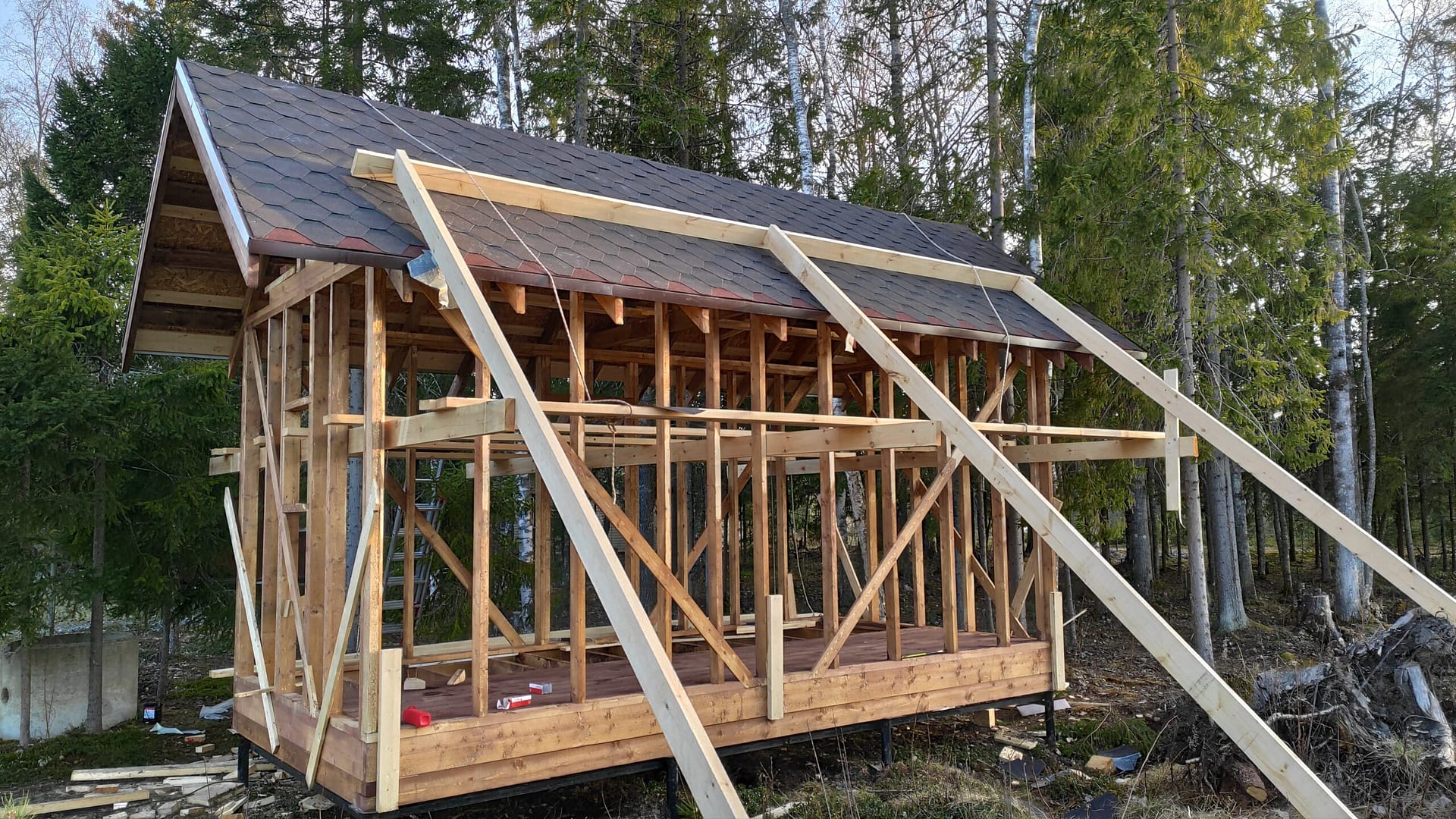 крыша сарая 1 крыша сарая