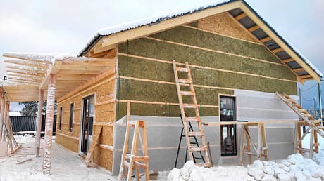 Каркасный дом с перекрестным утеплением 6 Каркасный дом с перекрестным утеплением