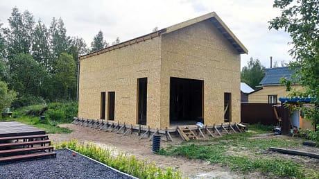 Каркасный дом в стиле Барнхаус в поселке Рыжики 5 Каркасный дом в стиле Барнхаус в поселке Рыжики