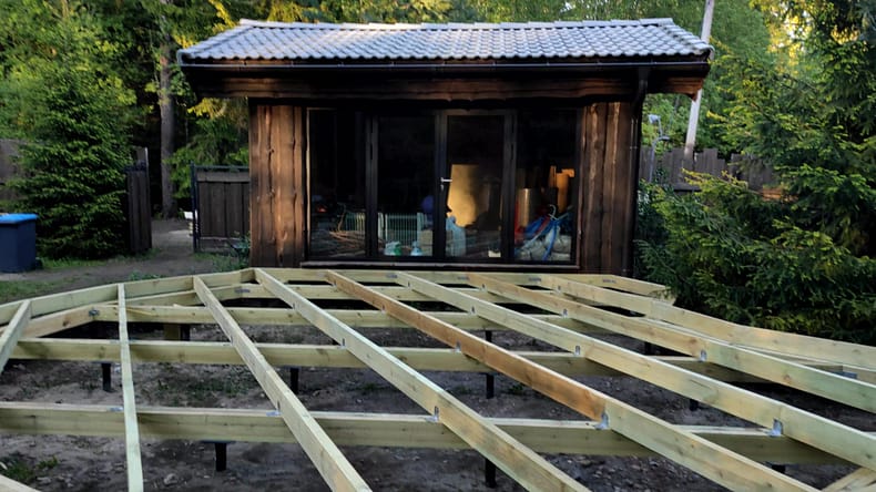 Строительство террасы в Репино, Курортный район, Санкт-Петербург 4 Строительство террасы в Репино, Курортный район, Санкт-Петербург