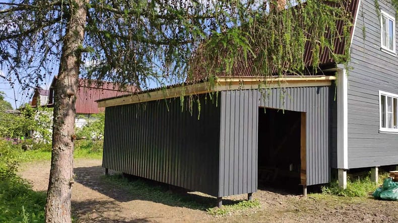 Хозблок для дачи под ключ в Сосновом Бору (Ленобласть) 5 Хозблок для дачи под ключ в Сосновом Бору (Ленобласть)