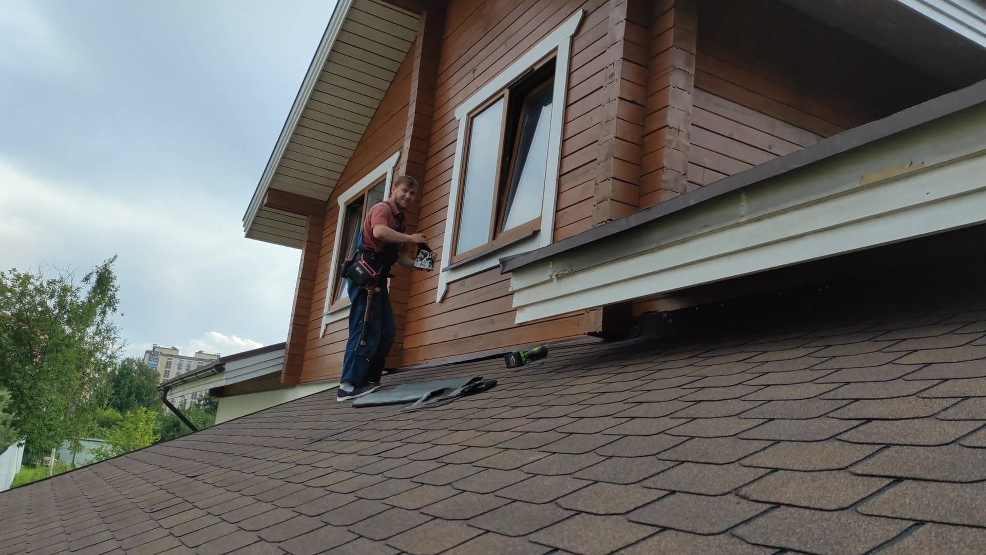 Пристройка к дому под ключ в СПб и Ленобласти 3 Процесс строительства пристройки к дому бригадой плотников в СПб